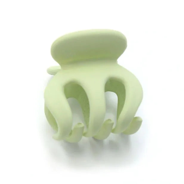 Soft Pastel Hair Clips Set - Mini Octopus Clamps - 2 cm